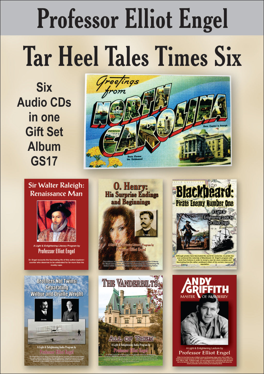 GS17 - Tar Heel Tales Times Six (6 CD Gift Set)